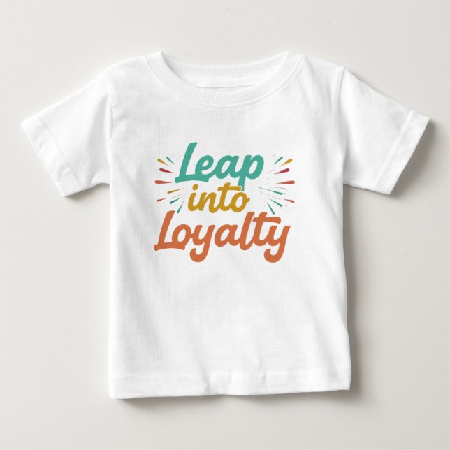 T-shirt Pour Bébé Levez-vous vers la loyauté (Devant)