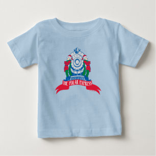 T-shirt Pour Bébé L'Express polaire   Elfes debout En Train Baby