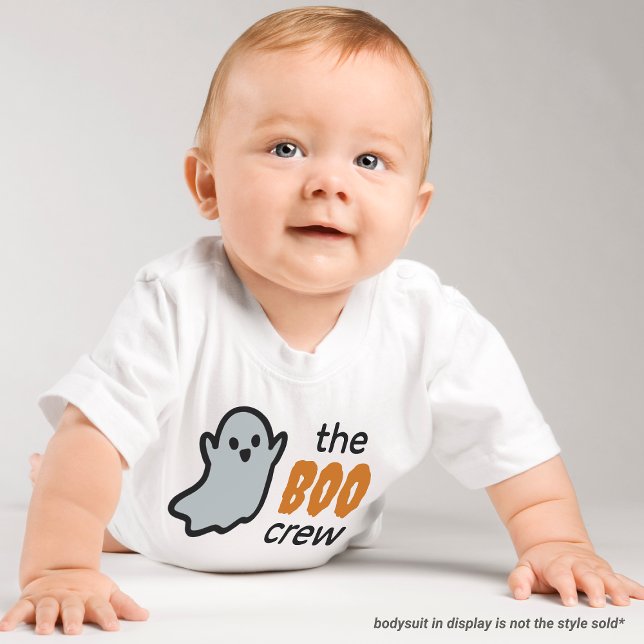 T-shirt Pour Bébé L'Halloween de Boo Crew Ghoul (Join 'The Boo Crew' with this cute ghost-themed baby tee!)