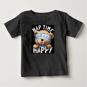 T-shirt Pour Bébé L'heure du dodo des enfants ours en peluche graphi