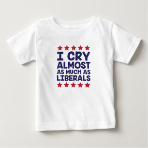 T-shirt Pour Bébé Libéraux pleurants