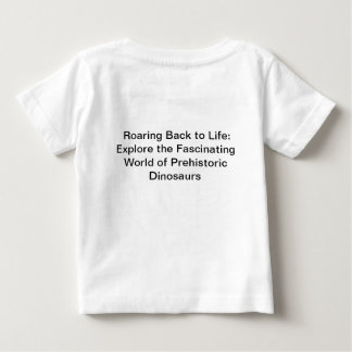 T-shirt Pour Bébé 🦕 libérer les puissants dinosaures de l'ère passé