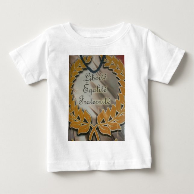 T-shirt Pour Bébé Liberté, Égalité, Fraternité : Futur prospère (Devant)
