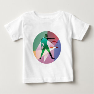 T-shirt Pour Bébé libra abstraite