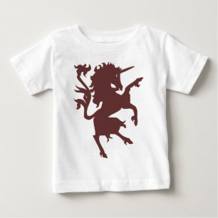 T-shirt Pour Bébé Licorne rampante