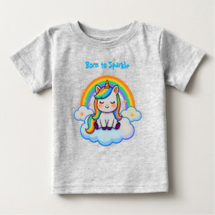 T-shirt Pour Bébé Licorne Tendance - Coton