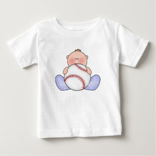 T-shirt Pour Bébé Lil Baseball Baby Boy