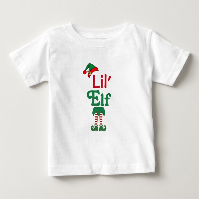 T-shirt Pour Bébé Lil Elf (Devant)