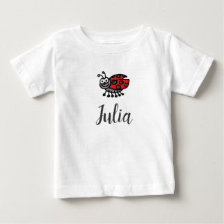 T-shirt Pour Bébé Lil' Ladybug "Le nom de votre enfant ici" personna