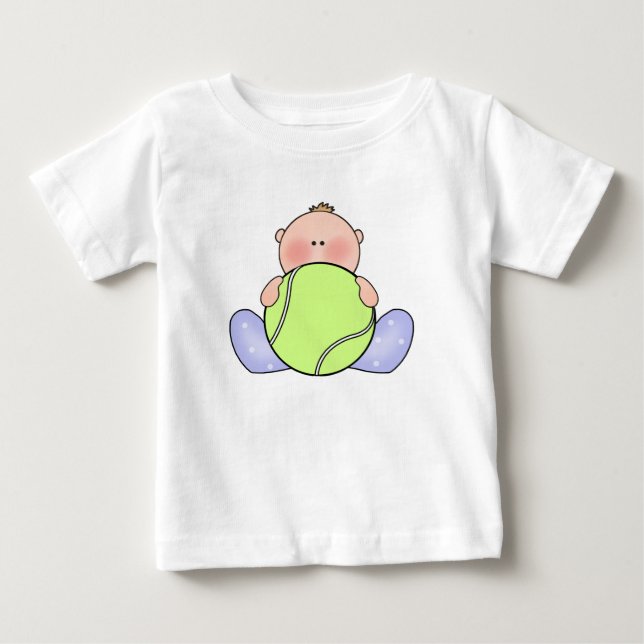 T-shirt Pour Bébé Lil Tennis Baby Boy (Devant)
