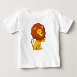 T-shirt Pour Bébé Lion avec boucles