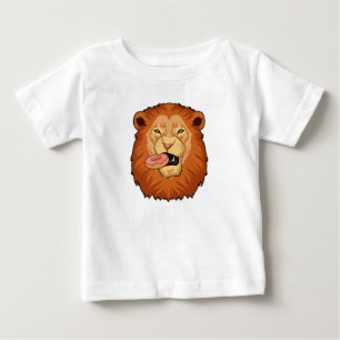 T-shirt Pour Bébé Lion avec Donut