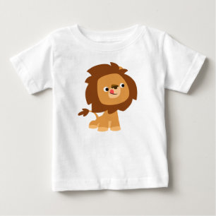 T-Shirt pour bébé Lion Cartoon Cute Greedy