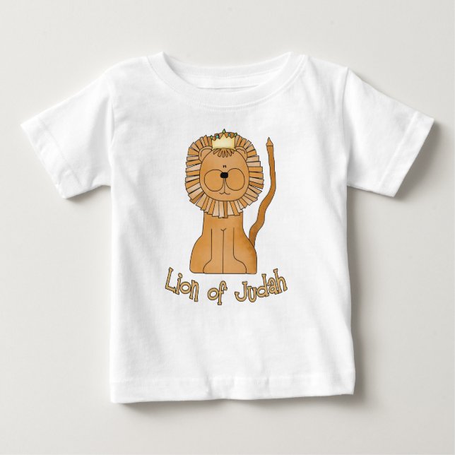 T-shirt Pour Bébé Lion de Judah (Devant)