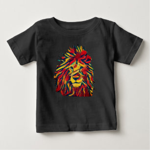 T-shirt Pour Bébé Lion de Rasta