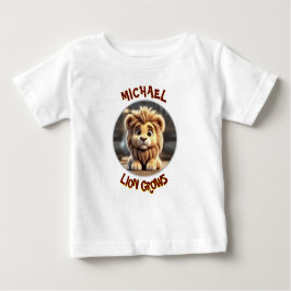 T-shirt Pour Bébé Lion Grows