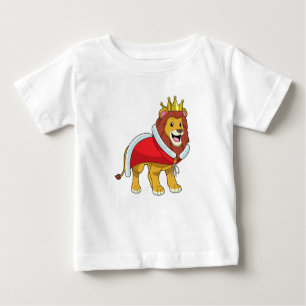 T-shirt Pour Bébé Lion roi avec Couronne & Cap