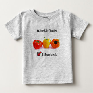 T-shirt Pour Bébé Liste de contrôle (philippine) saine de bébé