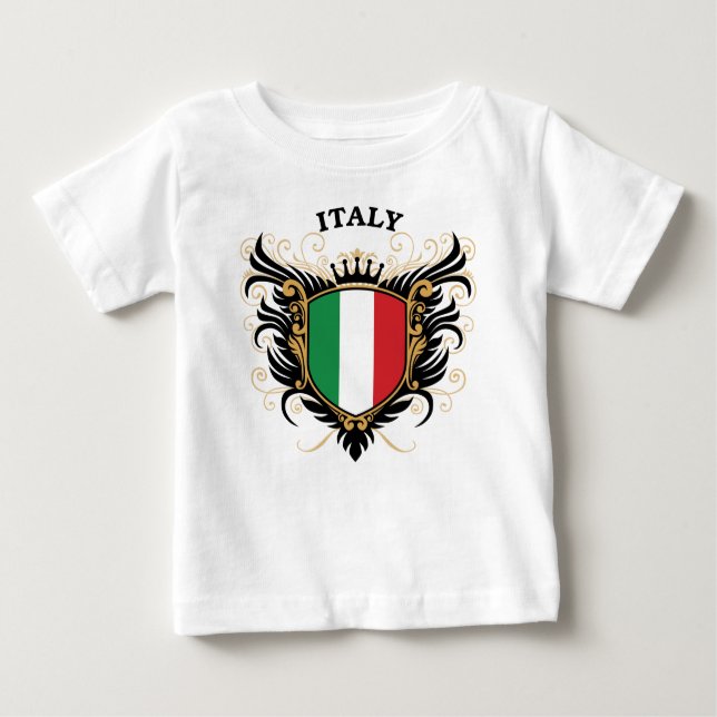 T-shirt Pour Bébé L'Italie (Devant)