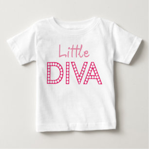 T-shirt Pour Bébé Little Diva