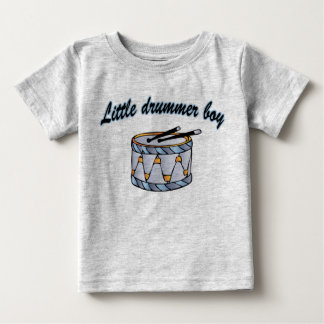 T-shirt Pour Bébé little plus drummer boy