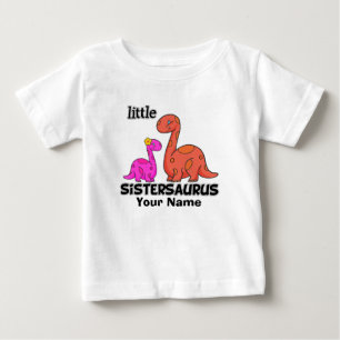 T-shirt Pour Bébé Little Sistersaurus 2
