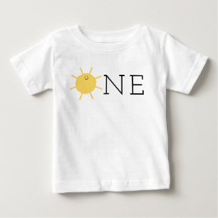 T-shirt Pour Bébé Little Sunshine 1ère fête d'anniversaire 1