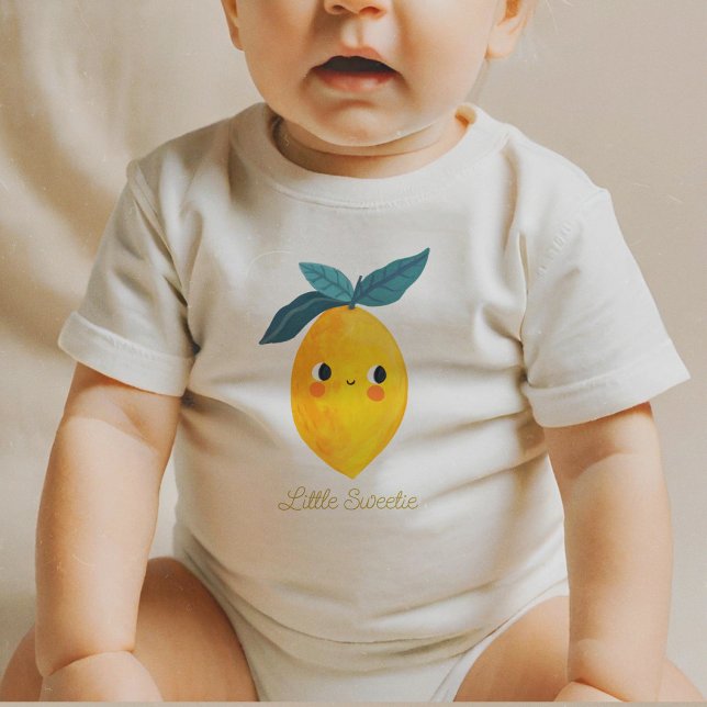 T-shirt Pour Bébé Little Sweetie Cute Lemon (Créateur téléchargé)