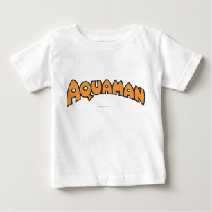 T-shirt Pour Bébé Logo Aquaman Orange