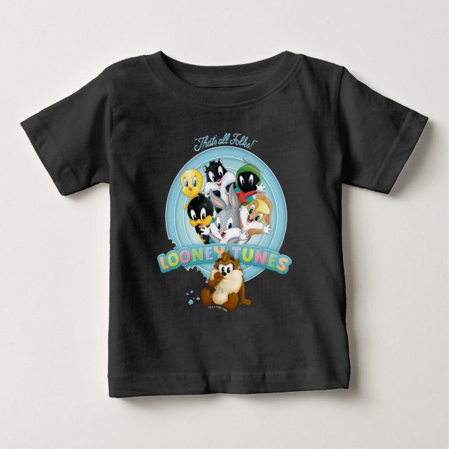 T-shirt Pour Bébé Logo Bébé LOONEY TUNES™ | C'est tous les gens (Devant)