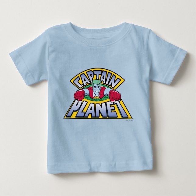 T-shirt Pour Bébé Logo Captain Planet (Devant)