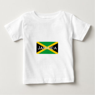 T-shirt Pour Bébé Logo de drapeau de la Jamaïque