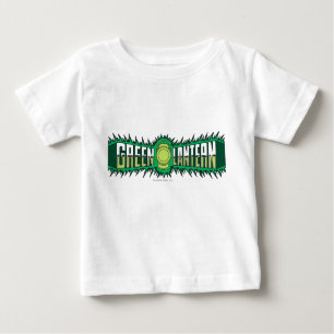 T-shirt Pour Bébé Logo de lanterne verte - Flammes vertes