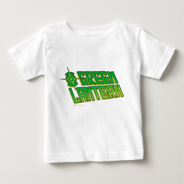 T-shirt Pour Bébé Logo de lanterne verte - incliné (Devant)