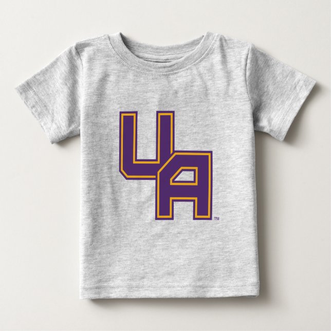 T-shirt Pour Bébé Logo de l'Université d'Albany Initials (Devant)