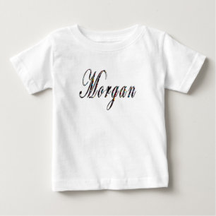 T-shirt Pour Bébé Logo de Morgan Name,