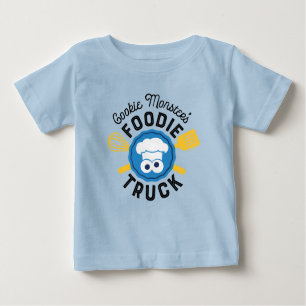 T-shirt Pour Bébé Logo du camion fourré de Cookie Monster