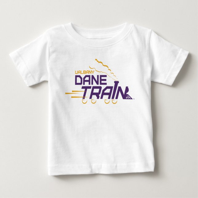 T-shirt Pour Bébé Logo du train UAlbany Dane (Devant)