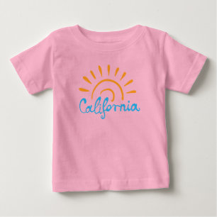 T-shirt Pour Bébé Logo ensoleillé de la Californie