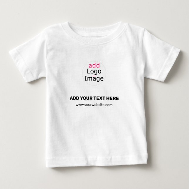 T-shirt Pour Bébé Logo Extravagant Business Chic personnalisable (Devant)