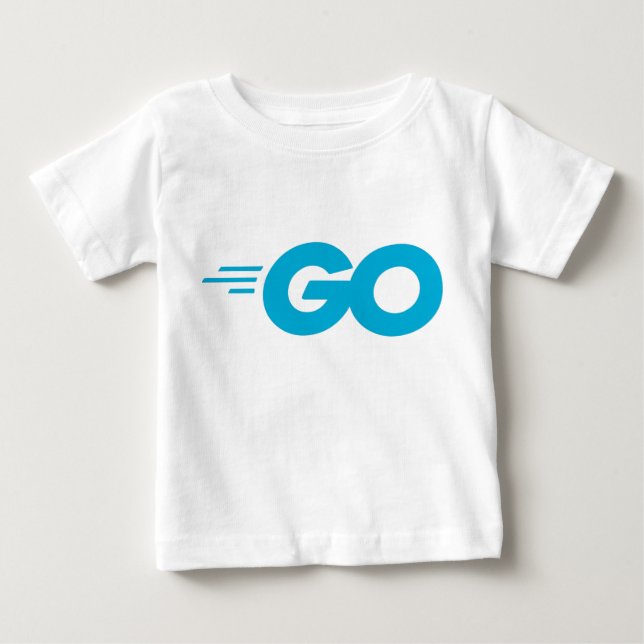T-shirt Pour Bébé Logo Golang (Go Programming Language) (Devant)