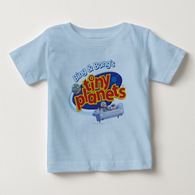 T-shirt Pour Bébé Logo minuscule de planètes (Devant)