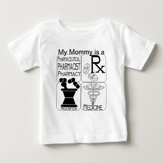 T-shirt Pour Bébé LOGO Pharmacien (Devant)