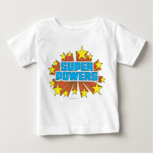 T-shirt Pour Bébé Logo Super Powers™ bleu