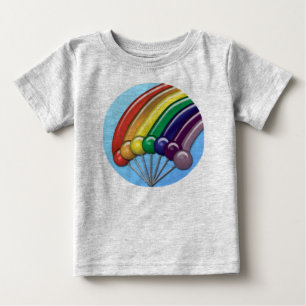 T-shirt Pour Bébé Lollipops et Rainbows