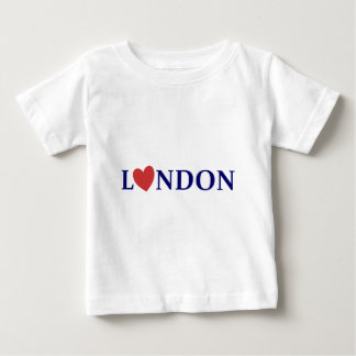 T-shirt Pour Bébé London love