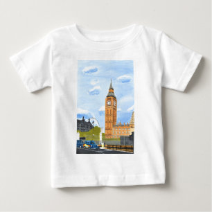 T-shirt Pour Bébé Londres Big Ben