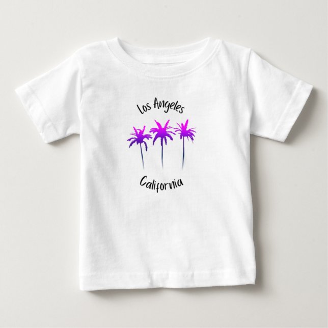T-shirt Pour Bébé Los Angeles Californie (Devant)