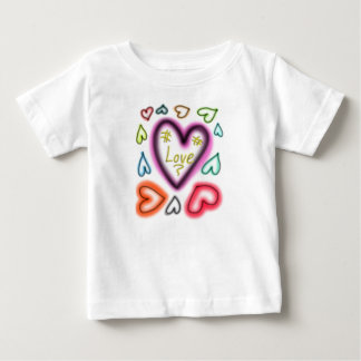T-shirt Pour Bébé los corazones