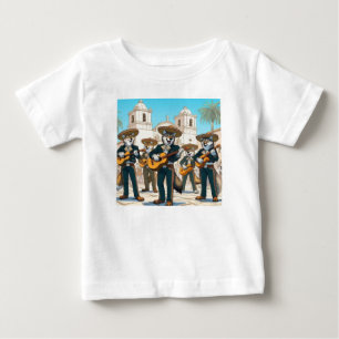 T-shirt Pour Bébé Los Coyotes Mariachi